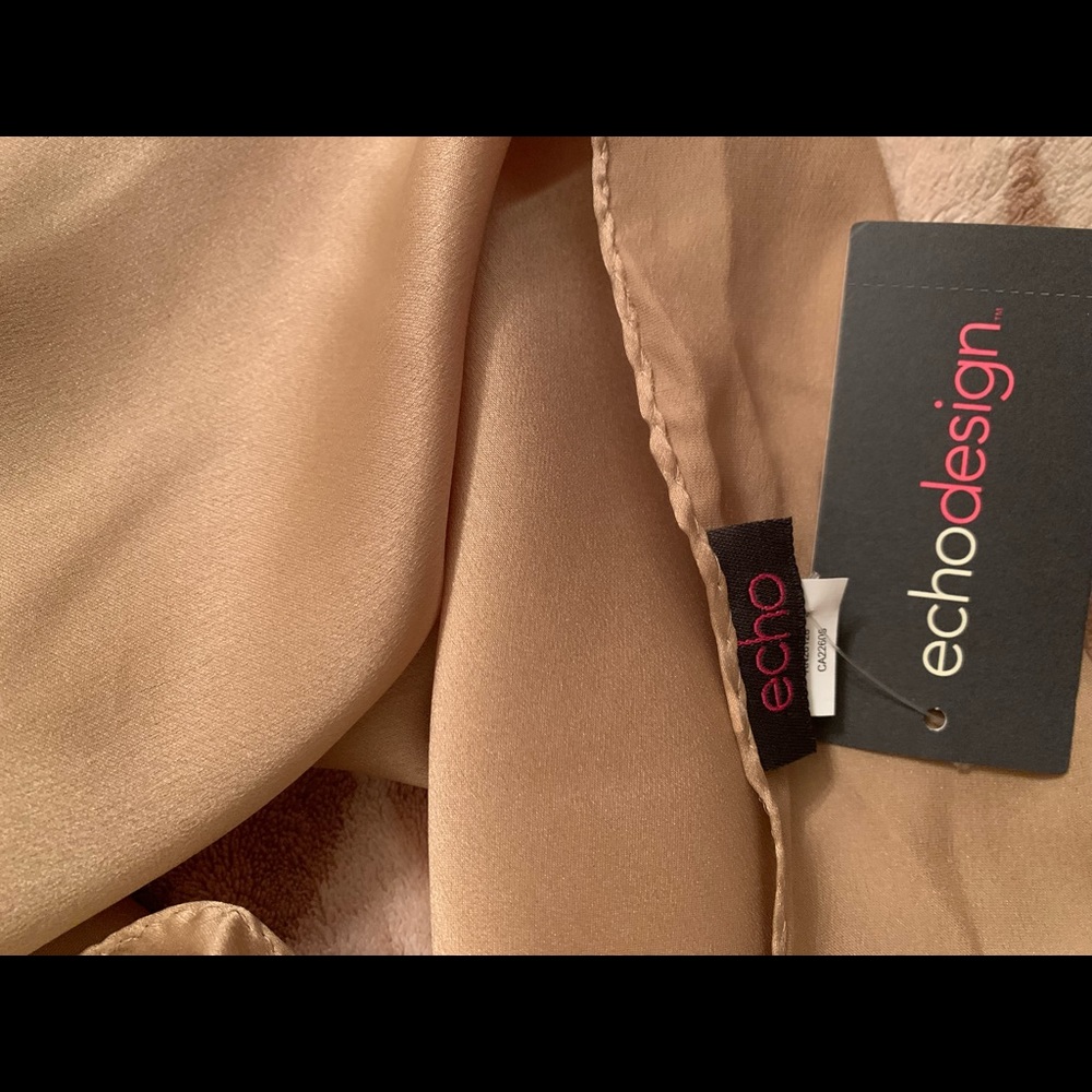 NWT Echo Design 100% Silk Long Scarf - Picture 5 of 7
